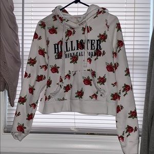 A cropped sweatshirt